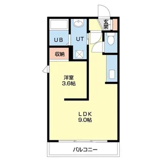 オリエントコート学園前【4階】の間取り