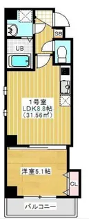 Arcenciel船橋【6階】の間取り
