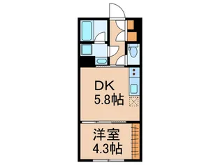Green terrace代沢【4階】の間取り