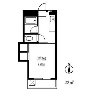 小野寺コーポ【2階】の間取り