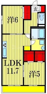 WISTERIA【2階】の間取り