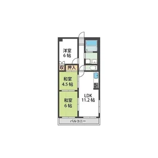 パークヒルズ【3階】の間取り