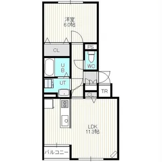 αZoneII【2階】の間取り