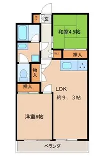 伊澤竹に雀ビル【4階】の間取り