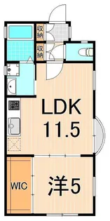 ペルージュ季美【2階】の間取り