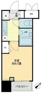 クロスレジデンス蒲田【3階】の間取り