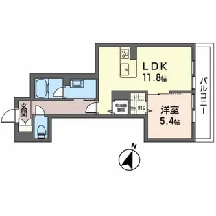 ジョルナーレ七ツ屋町【1階】の間取り