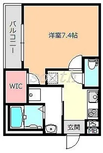フジパレス西脇III番館【1階】の間取り