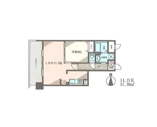 レシオ イシワラ【5階】の間取り