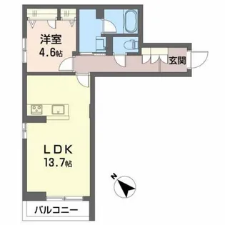 ルピナス サード【1階】の間取り
