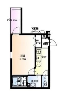 フジパレス百舌鳥赤畑町II番館【2階】の間取り