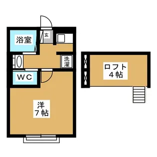 ヨコハマベイYELL YELL【1階】の間取り