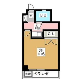 シャンポール東栄【3階】の間取り