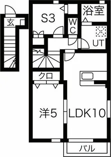 grand parace十二丁目I【2階】の間取り