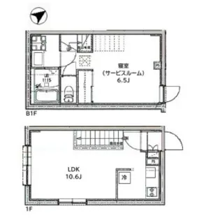 CREAL西荻窪II【1階】の間取り