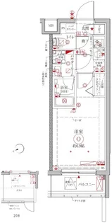 クレイシアIDZ横浜大倉山【3階】の間取り