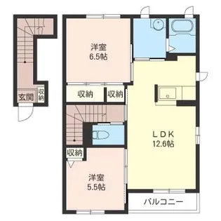 クレスト サトミ【2階】の間取り