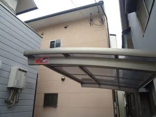 ハイツ楽らく【1階】の外観