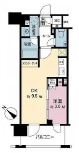 デュオステージ横濱桜木町【5階】の間取り