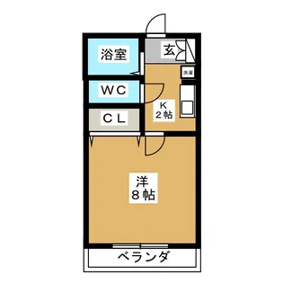 フェニックス千種【1階】の間取り