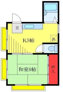 ハイブリッジ【1階】の間取り