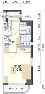 しゃとれ新寺【2階】の間取り