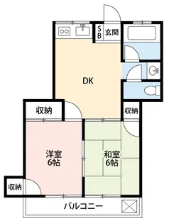 たかはしハイツ【2階】の間取り