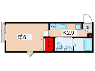 アストラベース百合ヶ丘【2階】の間取り