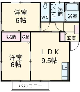 クラウンハイツN【1階】の間取り