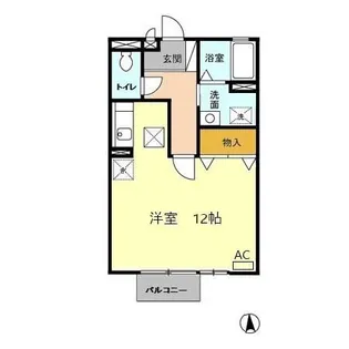 セピアコート・Ami【2階】の間取り