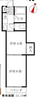 松山荘【2階】の間取り