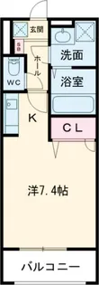 エクセル田中 W【2階】の間取り