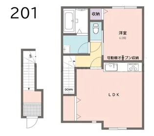 THE CORE【2階】の間取り
