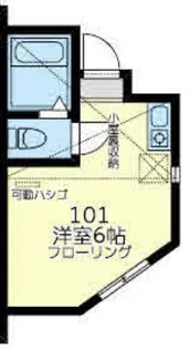 ユナイト森ダルジェント【1階】の間取り