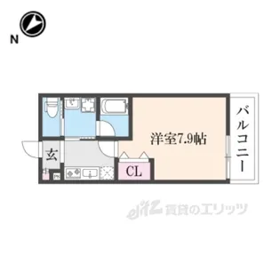 ALEGRIA瀬田【1階】の間取り