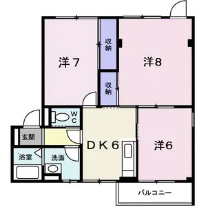 プラドール梓【2階】の間取り