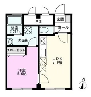 リ・グランデ南越谷【1階】の間取り