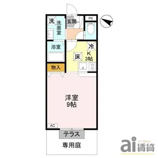 ドリーム狭山南KG棟【2階】の間取り