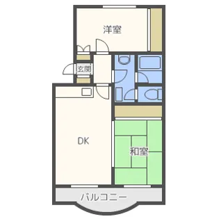ピアレス麻生【4階】の間取り