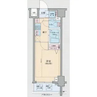 ロアール高田馬場【2階】の間取り
