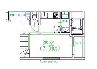 SPAZIO(スパツィオ)【2階】の間取り