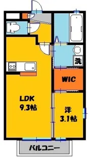 メゾン・ド・MK D【1階】の間取り