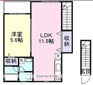 TJ井田【2階】の間取り