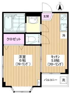 グリフィン常盤台【2階】の間取り