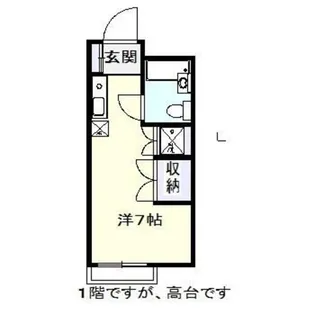 アルファーステージ鷺沼【1階】の間取り