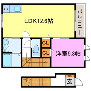 KONA【2階】の間取り