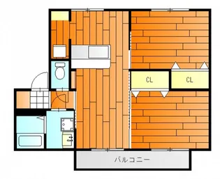 フレグランス木村B棟【2階】の間取り