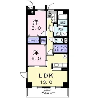ア-バンヒルズ【3階】の間取り