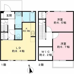 Primo Roca プリモ ロカ【1階】の間取り