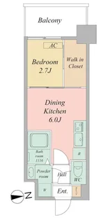 セレニテ新大阪エクラ【3階】の間取り